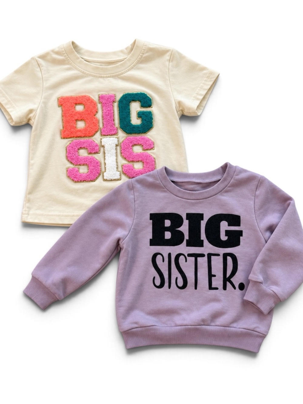 Girls Big Sister Shirt Sweatshirt Bundle Size 2T-3T Amazon Sibling Tops